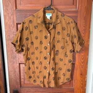 Partners by Mervyns Vintage Women’s Shirt Size M cotton linen